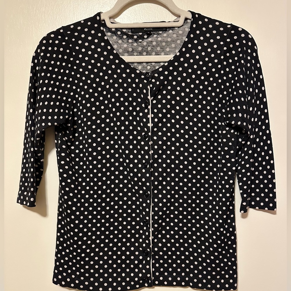 Retro Polka Dot Cardi - Petite Sizing